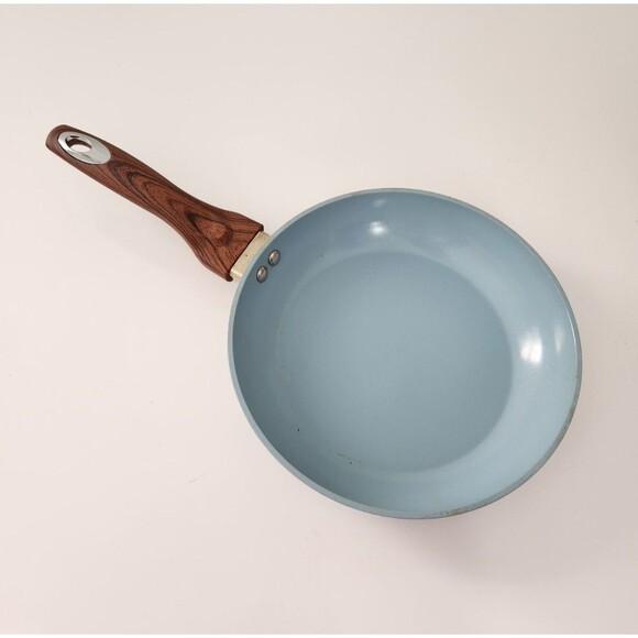 Phantom Chef 9.5"  Blue Fry/Skillet/Saute Pan Aluminum Nonstick Used - Picture 1 of 9